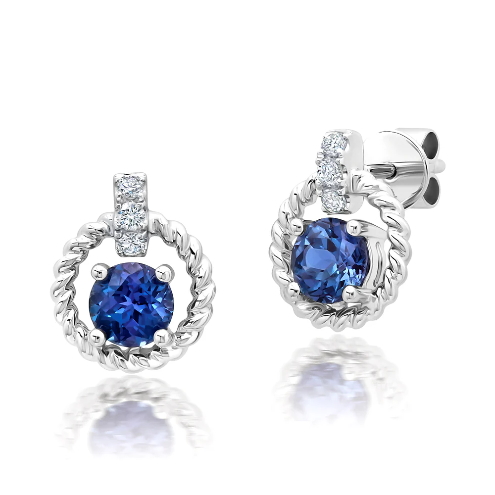 Alexandrite Stud Earrings