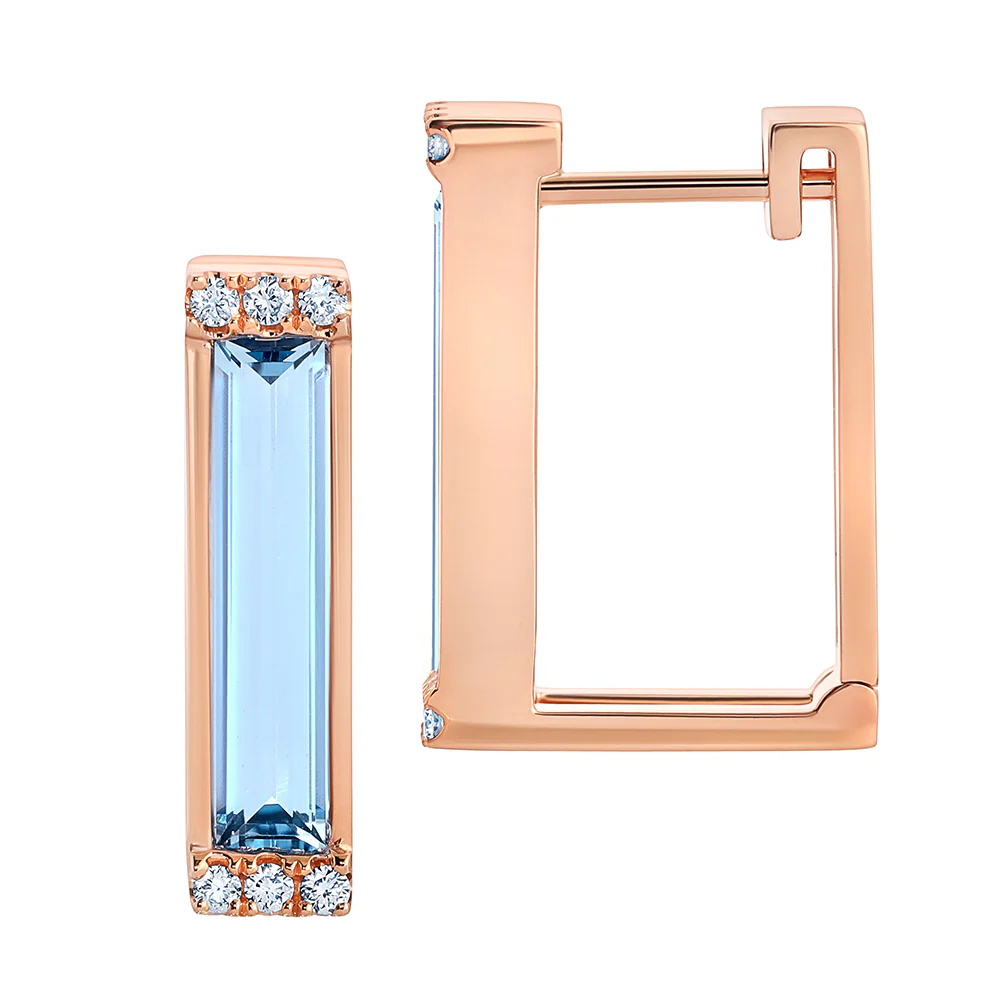 Aqua Blue Spinel Earrings??