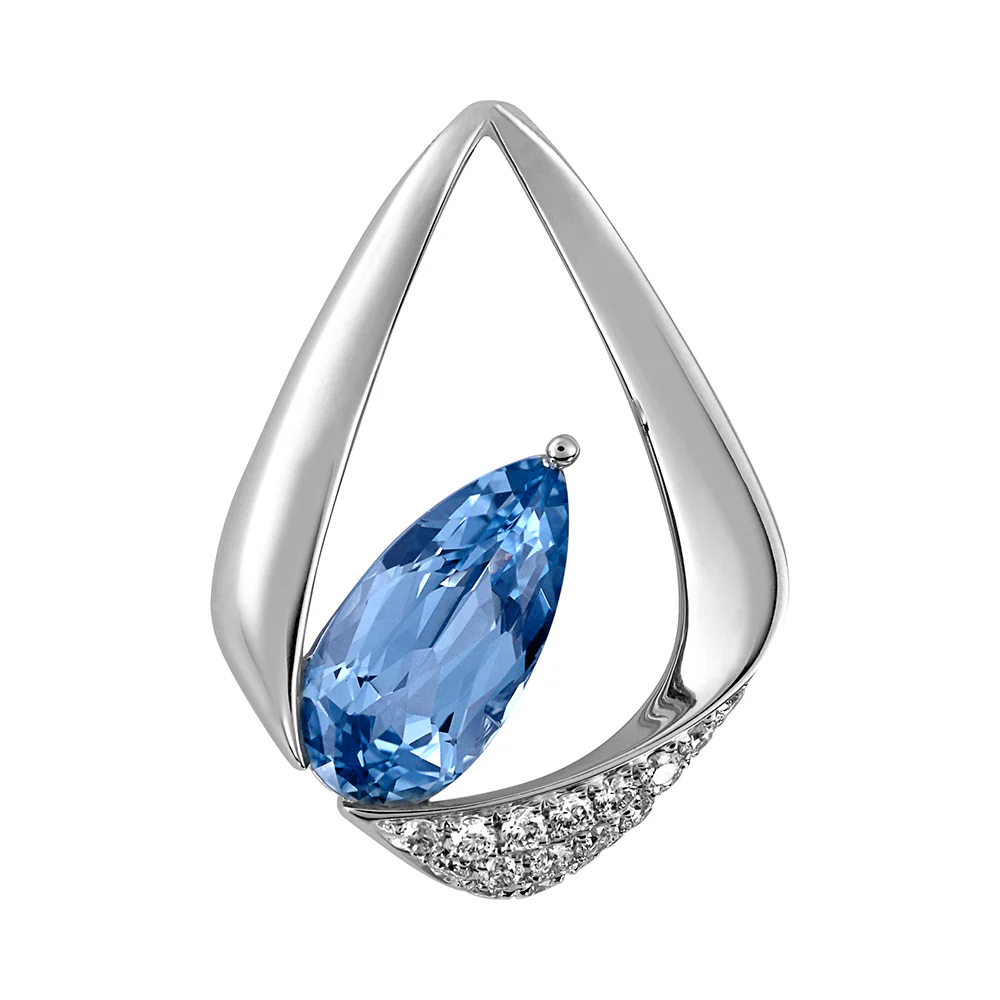 Aqua Blue Spinel Pendant??