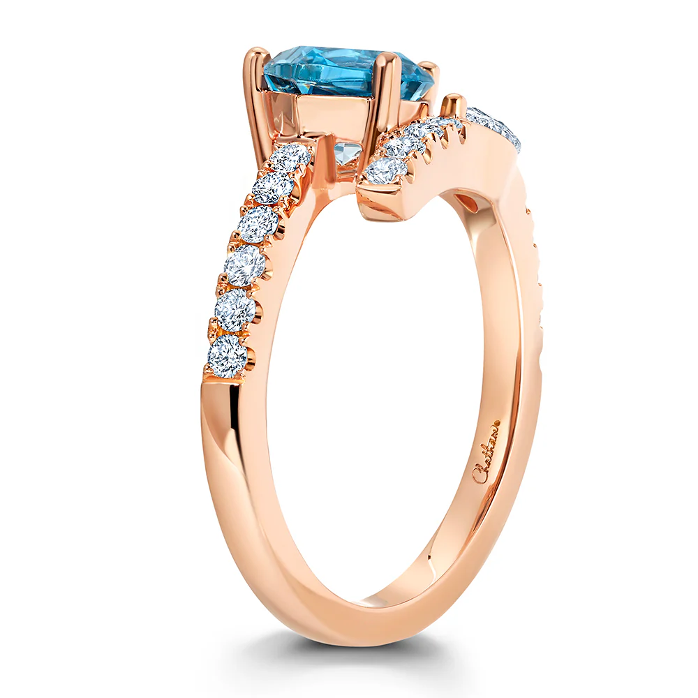 Aqua Blue Spinel Ring - Image 2