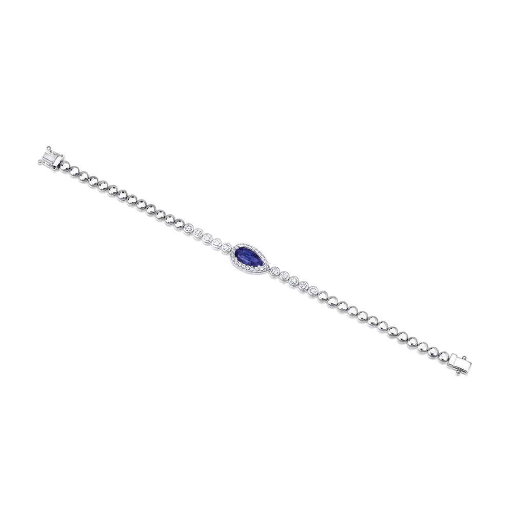 Blue Sapphire Bracelet - Image 2