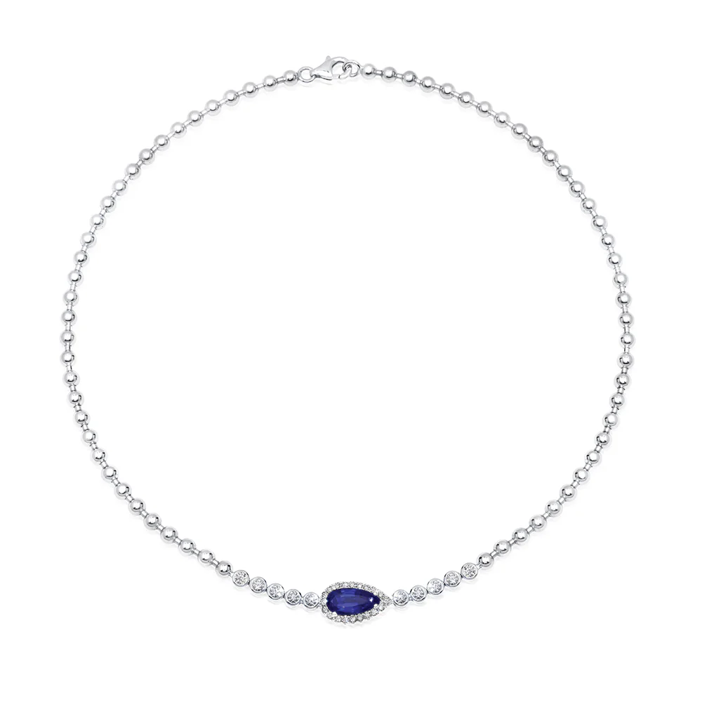 Blue Sapphire Necklace