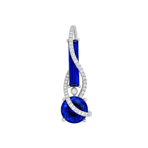 Blue Sapphire Pendant