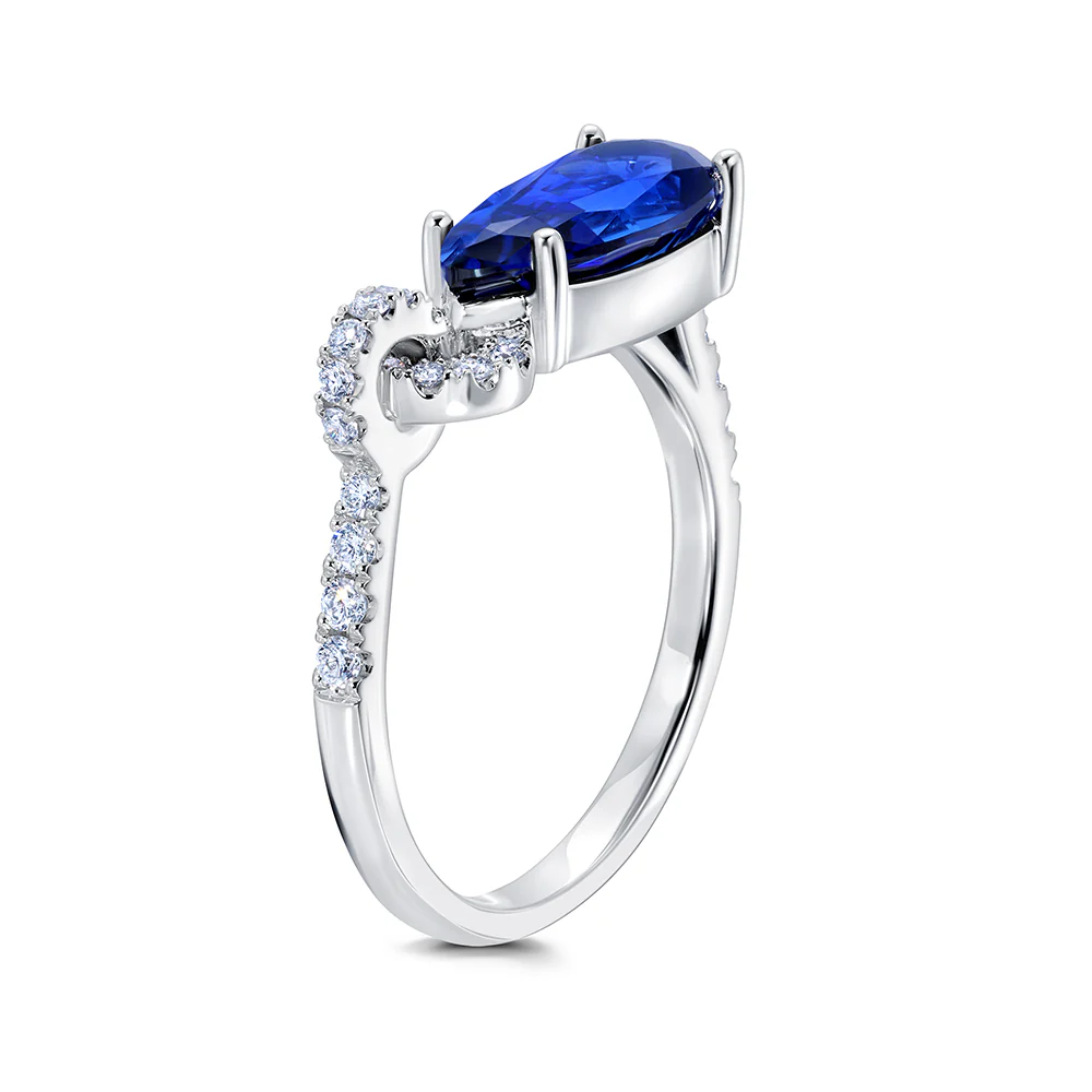 Blue Sapphire Ring - Image 2