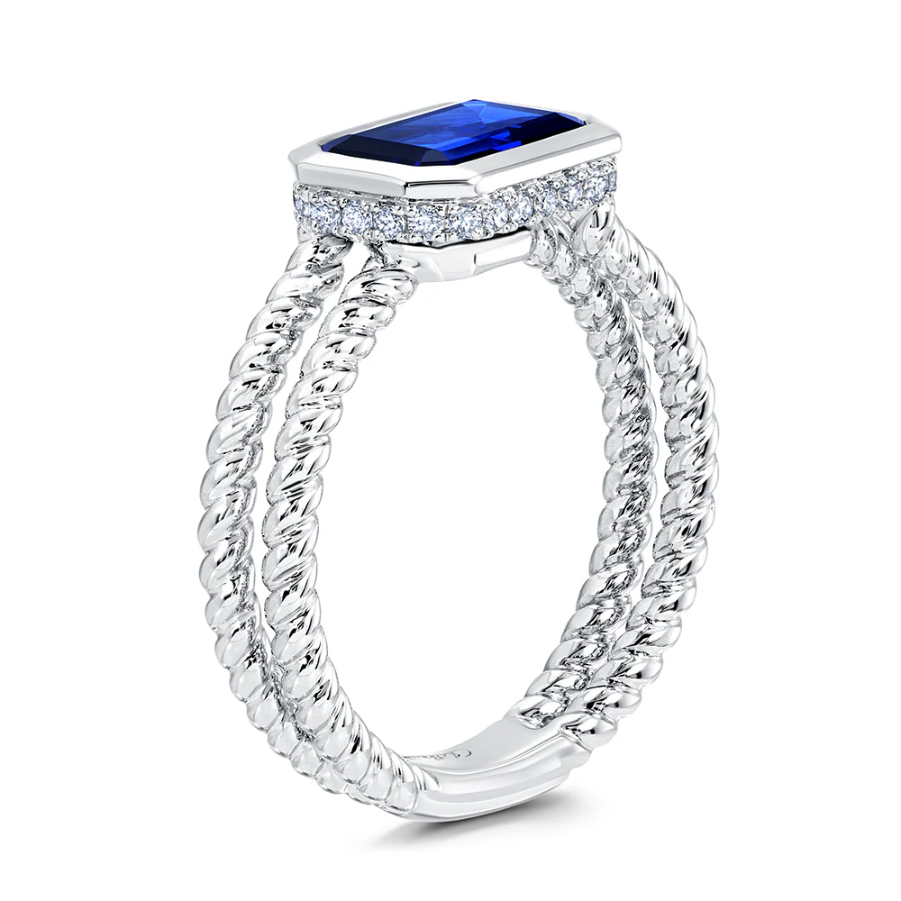 Blue Sapphire Ring - Image 2