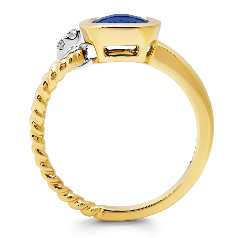 Blue Sapphire Ring - Image 3