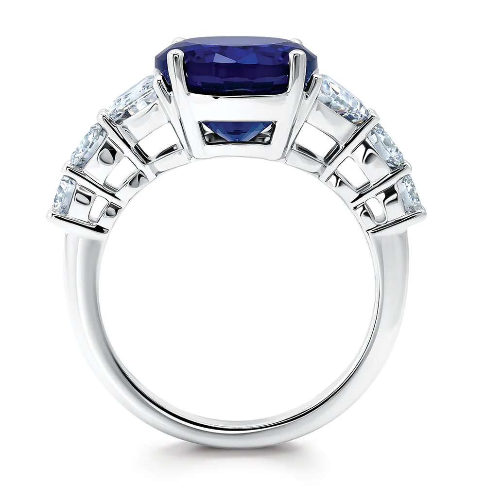 Blue Sapphire Ring - Image 3