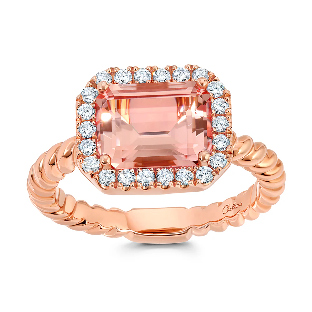 Champagne Sapphire Ring