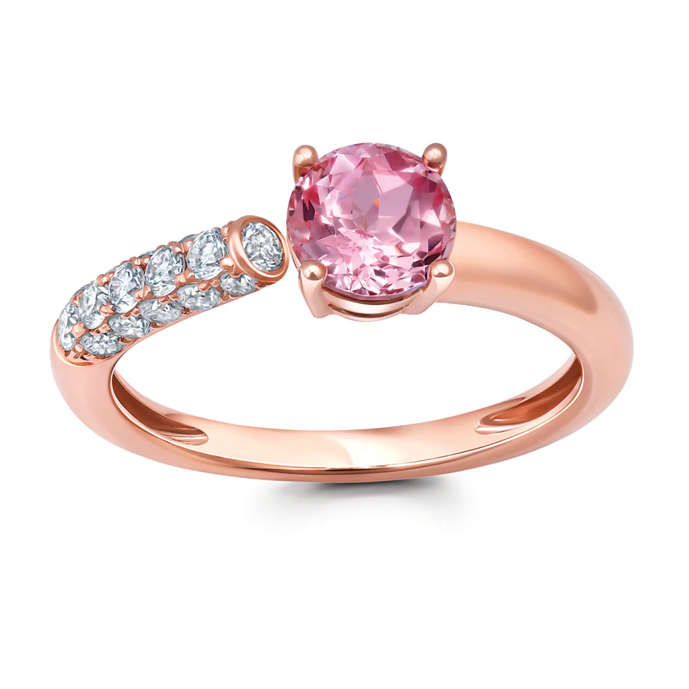 Champagne Sapphire Ring