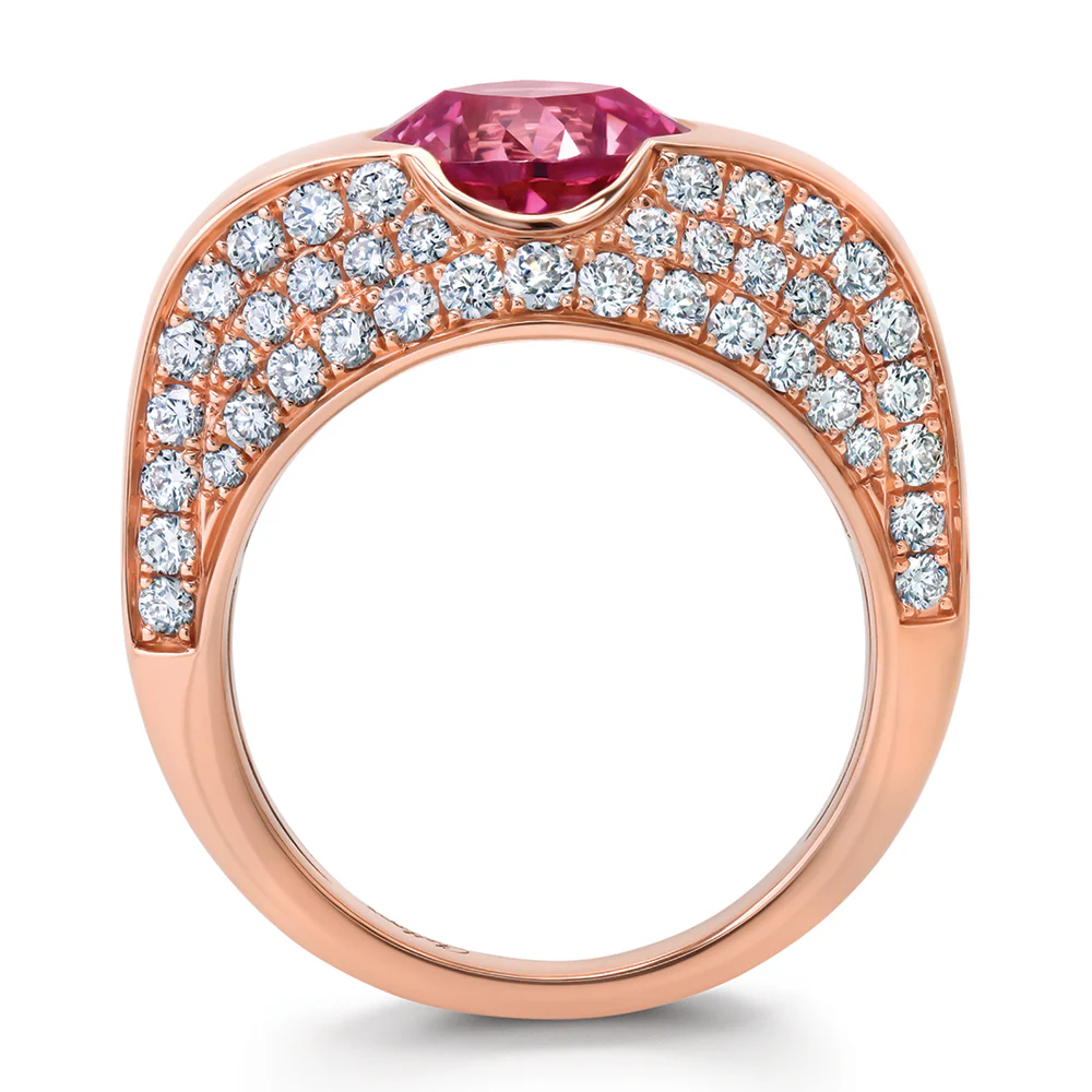 Champagne Sapphire Ring - Image 2