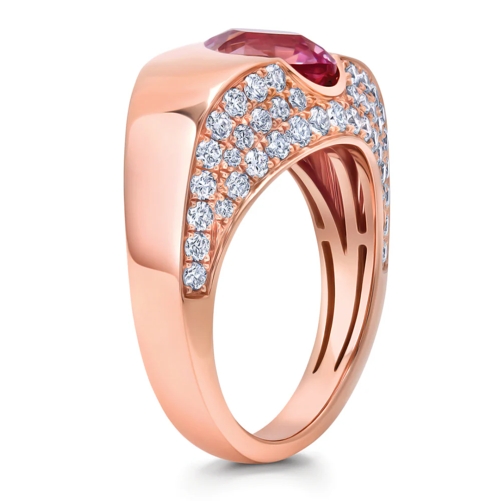 Champagne Sapphire Ring - Image 3