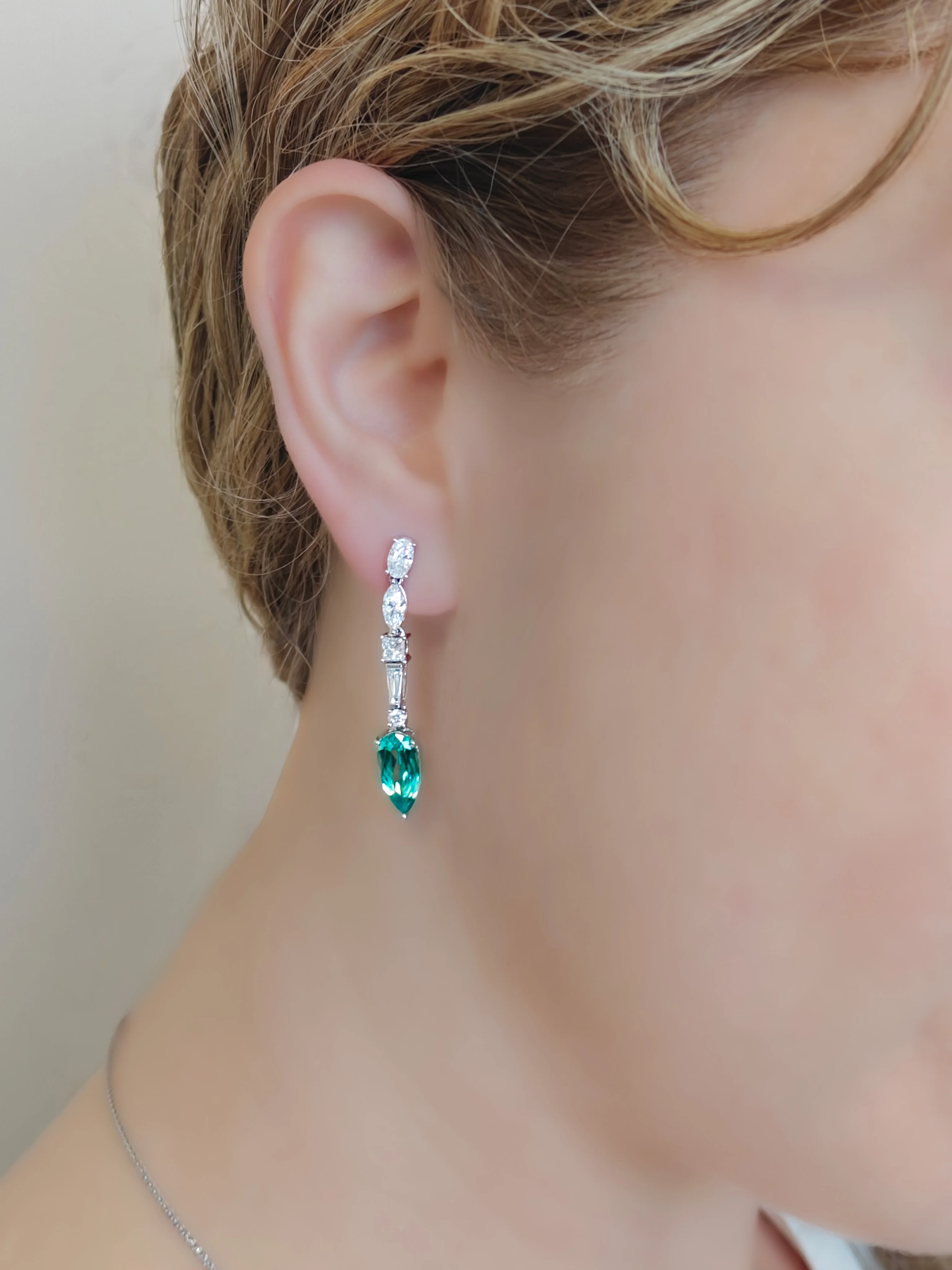 Chrysoberyl Earrings - Image 2