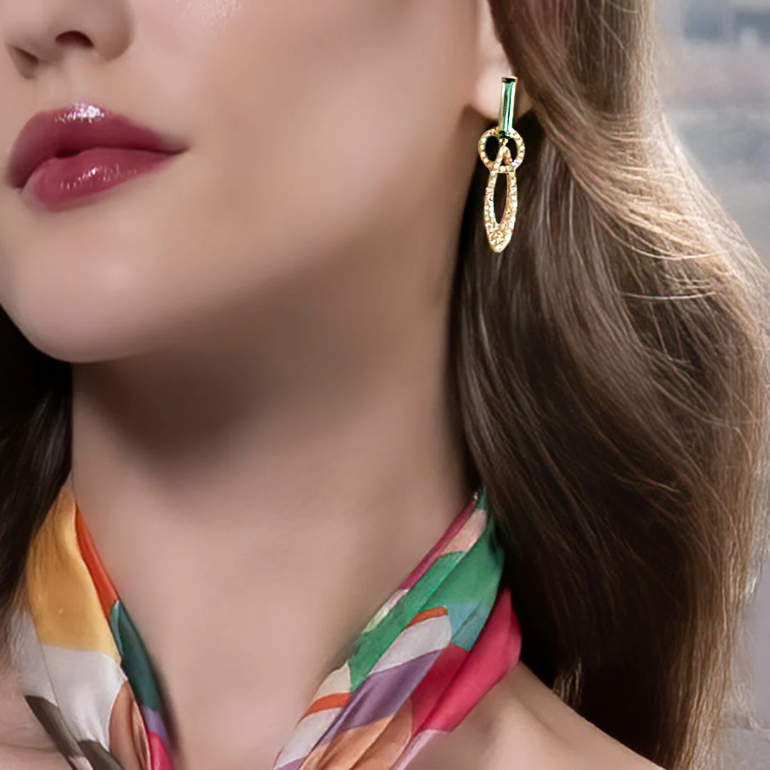 Chrysoberyl Earrings - Image 2