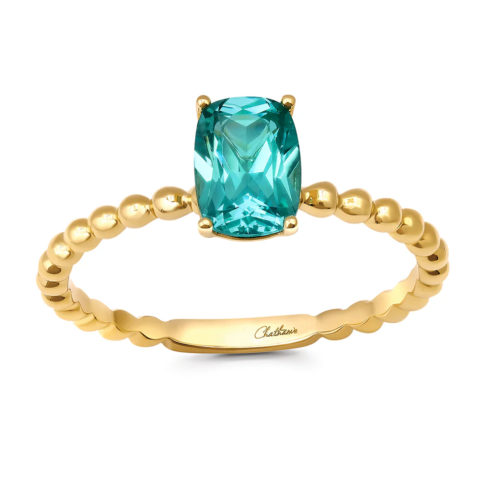 Chrysoberyl Stackable Solitaire Ring