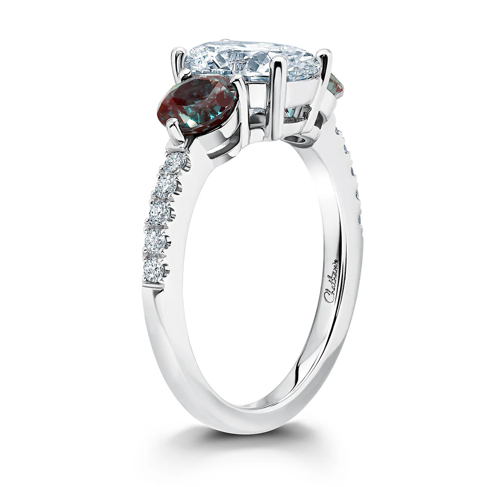 Diamond & Alexandrite Ring - Image 2