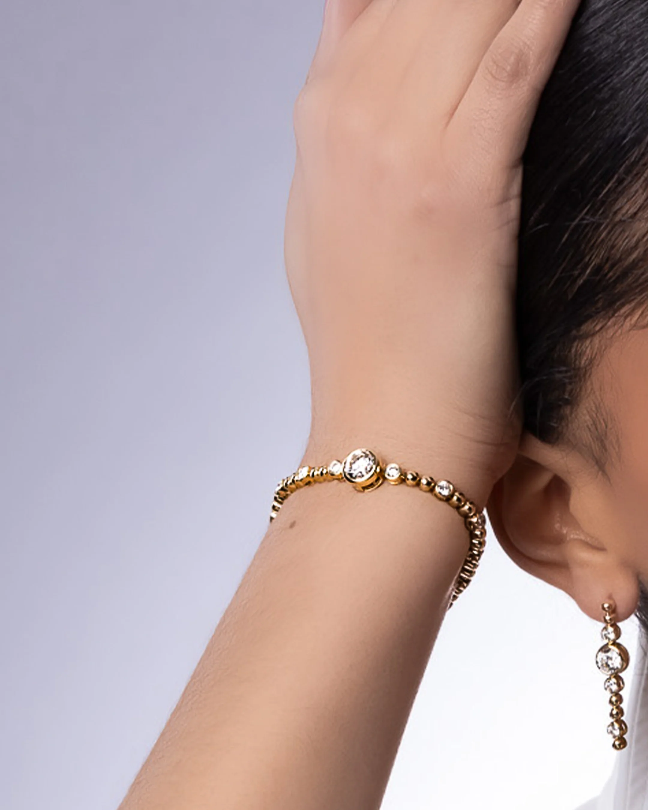 Diamond Bezel Tennis Bracelet - Image 3
