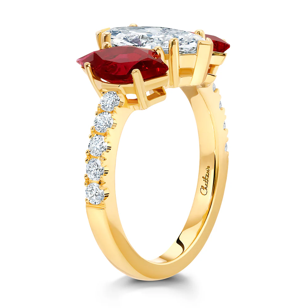 Diamond & Ruby Ring - Image 2