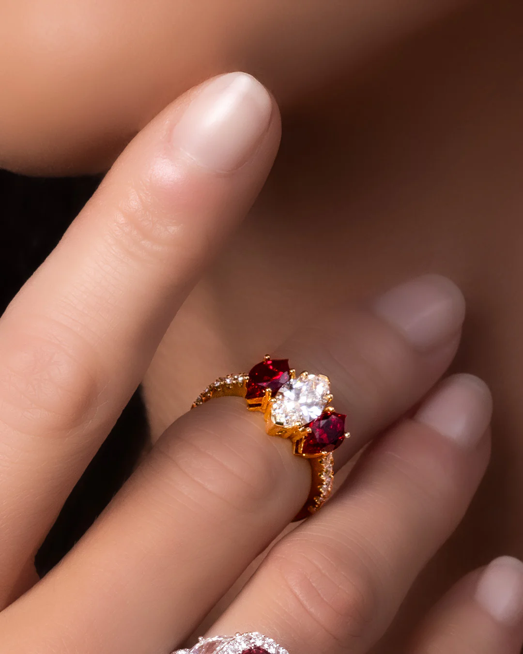 Diamond & Ruby Ring - Image 3