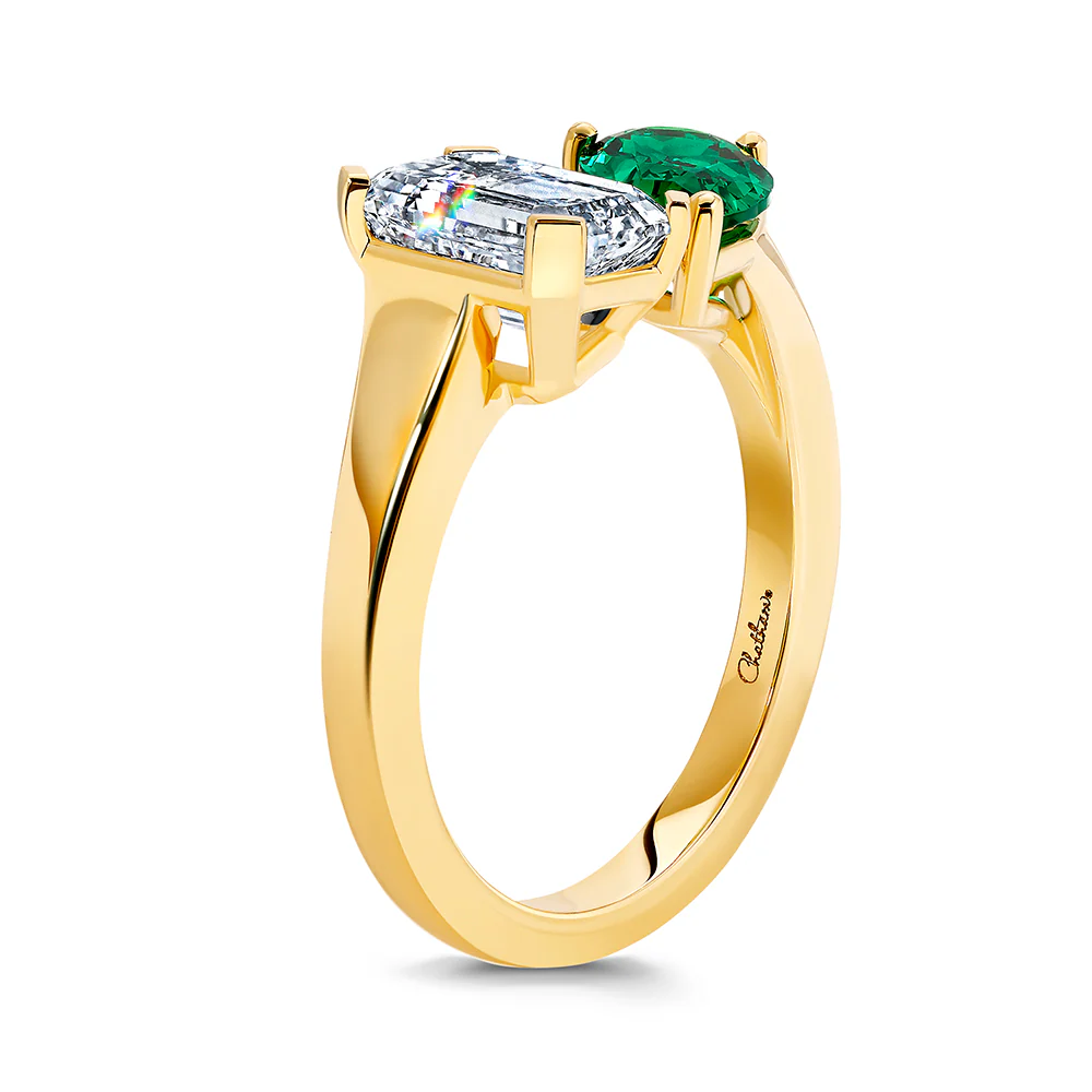 Emerald & Diamond Ring - Image 3