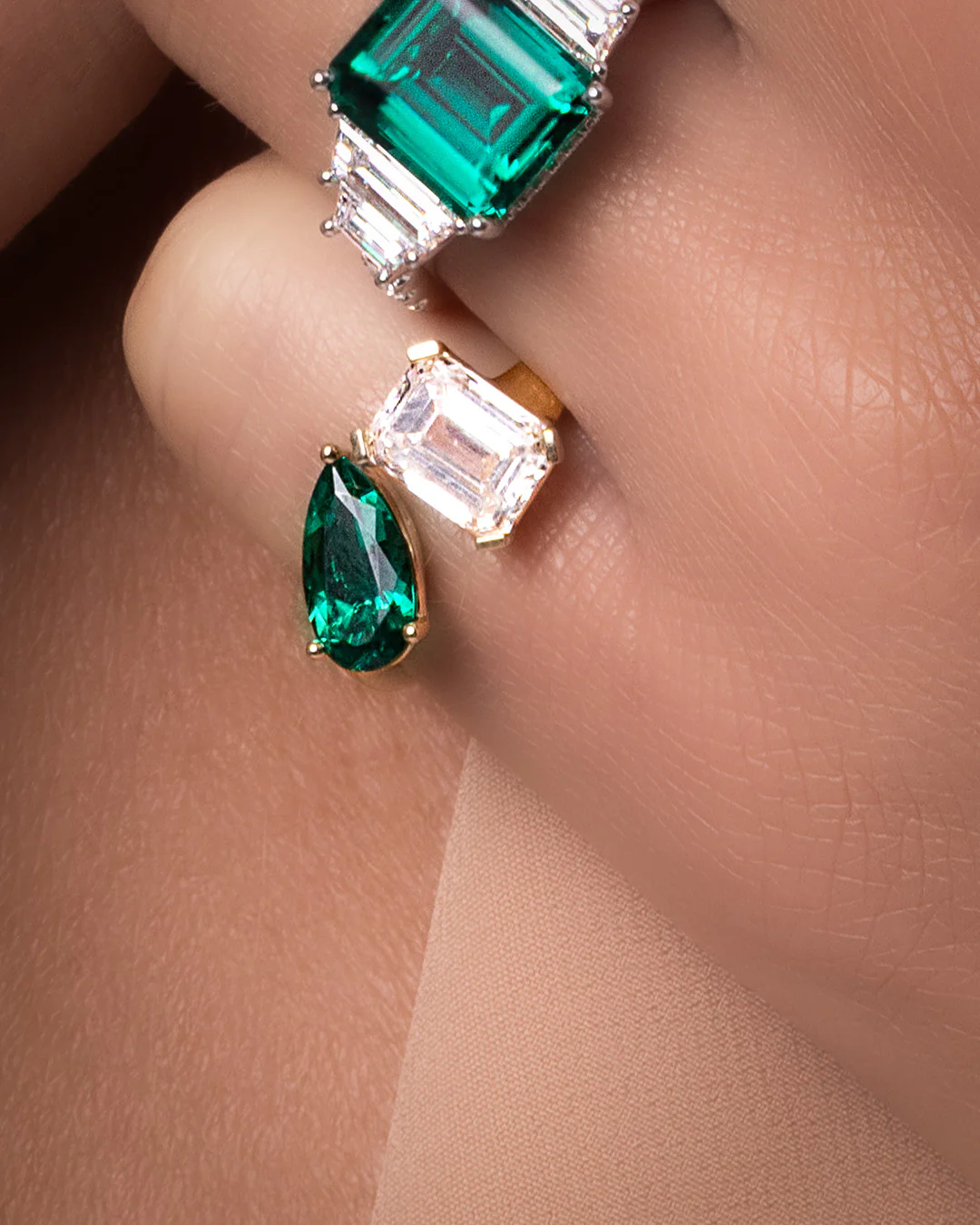 Emerald & Diamond Ring - Image 4
