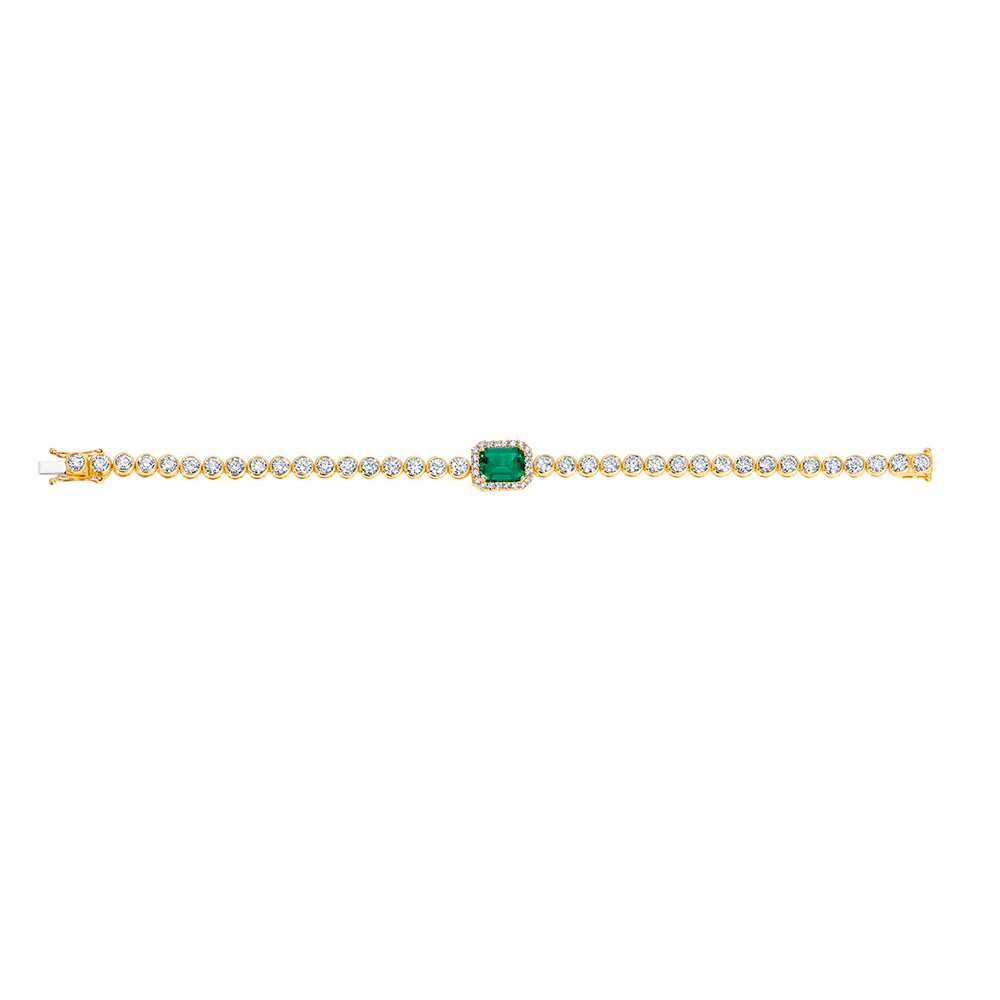 Emerald Tennis Bracelet - Image 2
