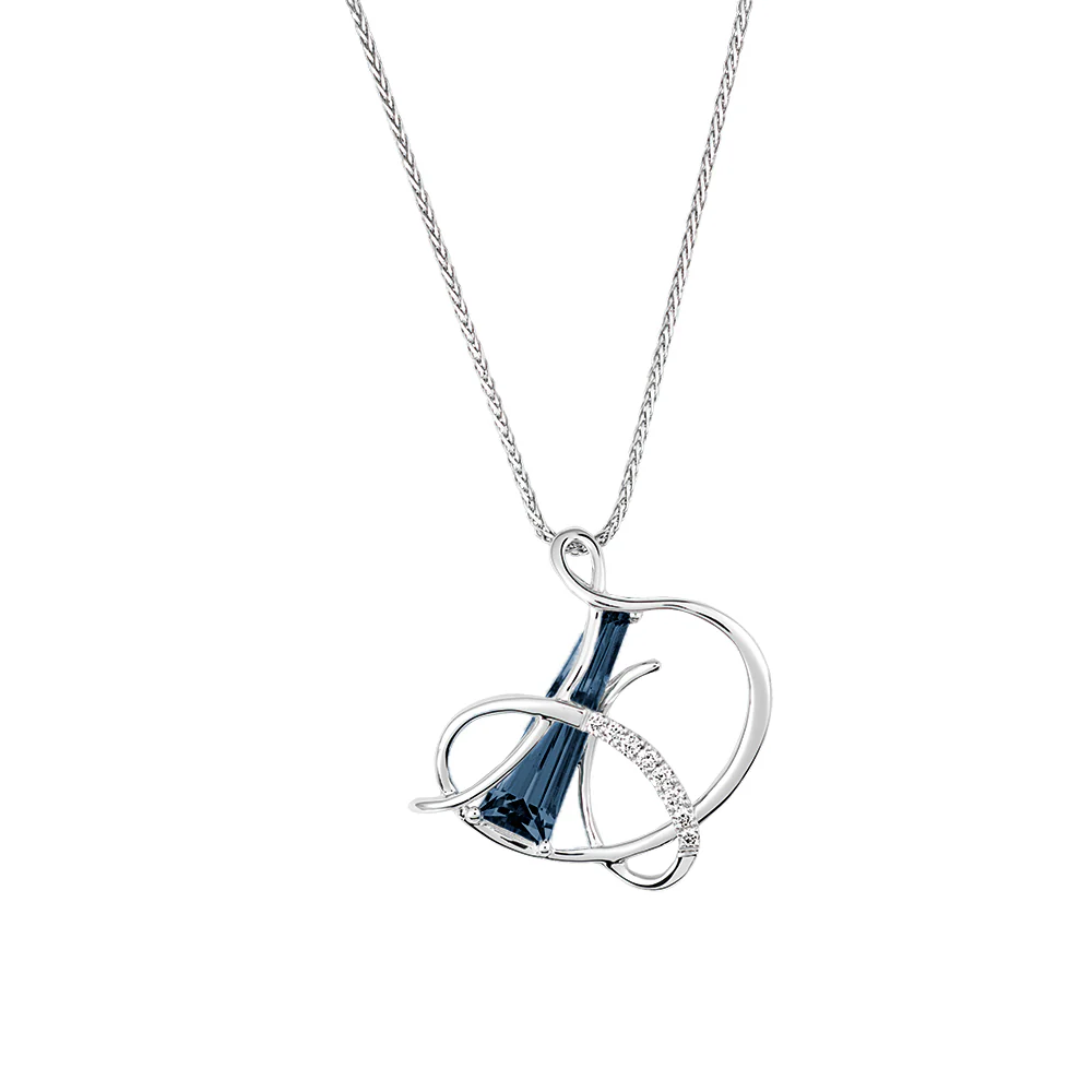 Initial Pendant Letter D