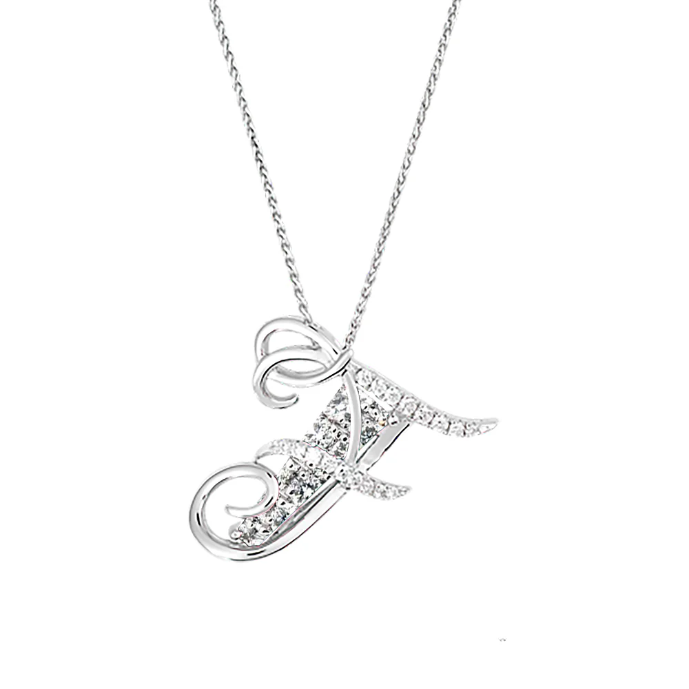 Initial Pendant Letter F - Image 12