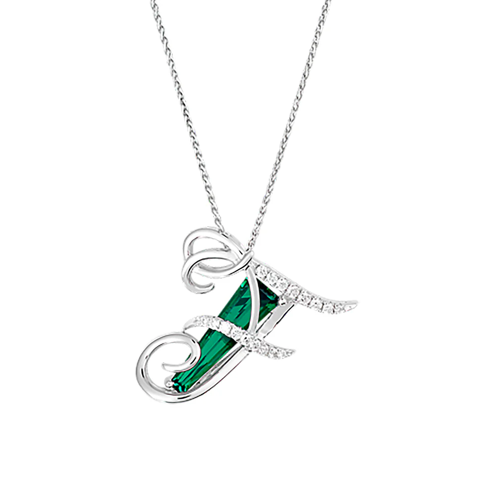 Initial Pendant Letter F - Image 5