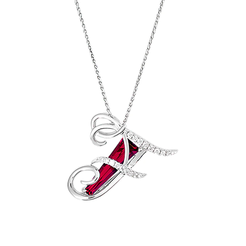 Initial Pendant Letter F - Image 7