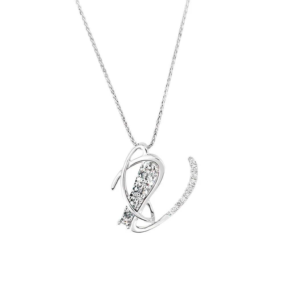 Initial Pendant Letter V - Image 12