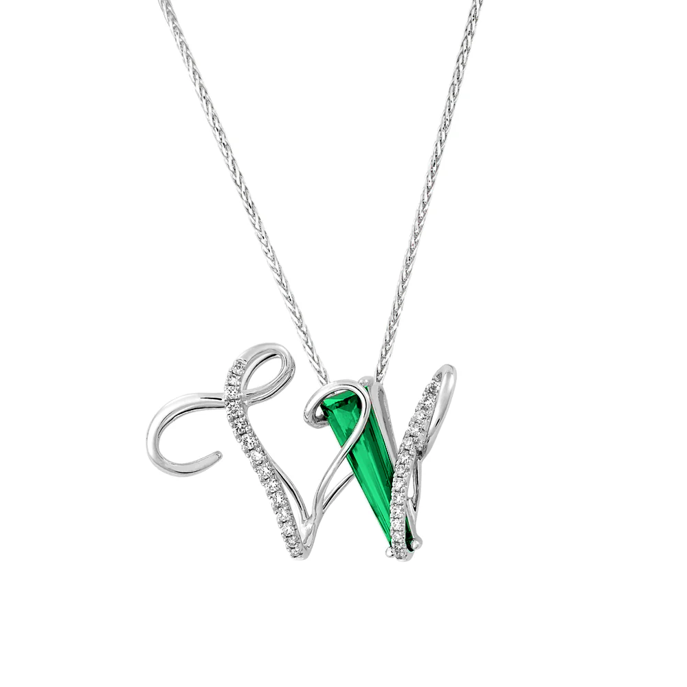 Initial Pendant Letter W - Image 10