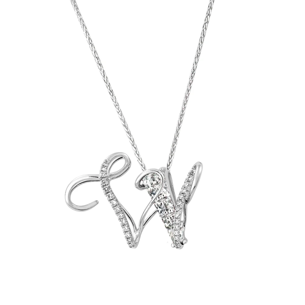 Initial Pendant Letter W - Image 12