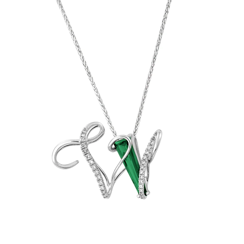 Initial Pendant Letter W - Image 5