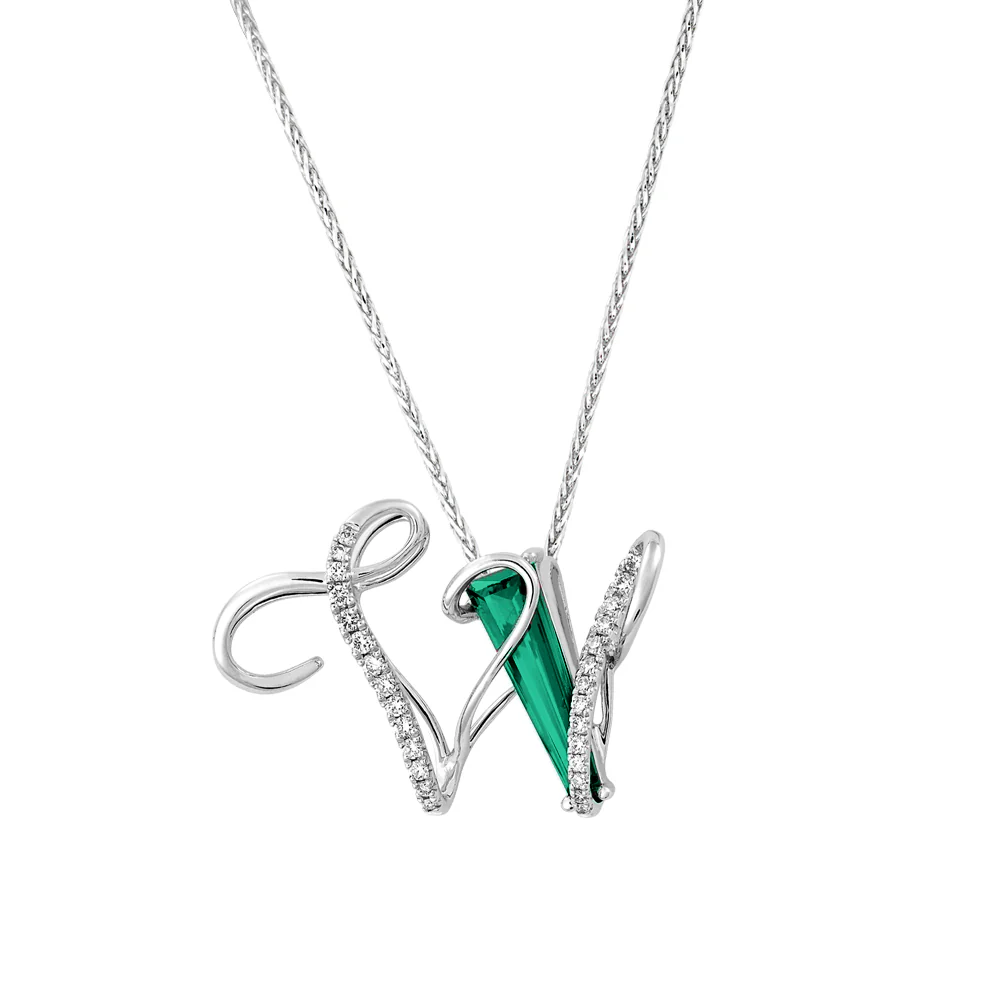 Initial Pendant Letter W - Image 6
