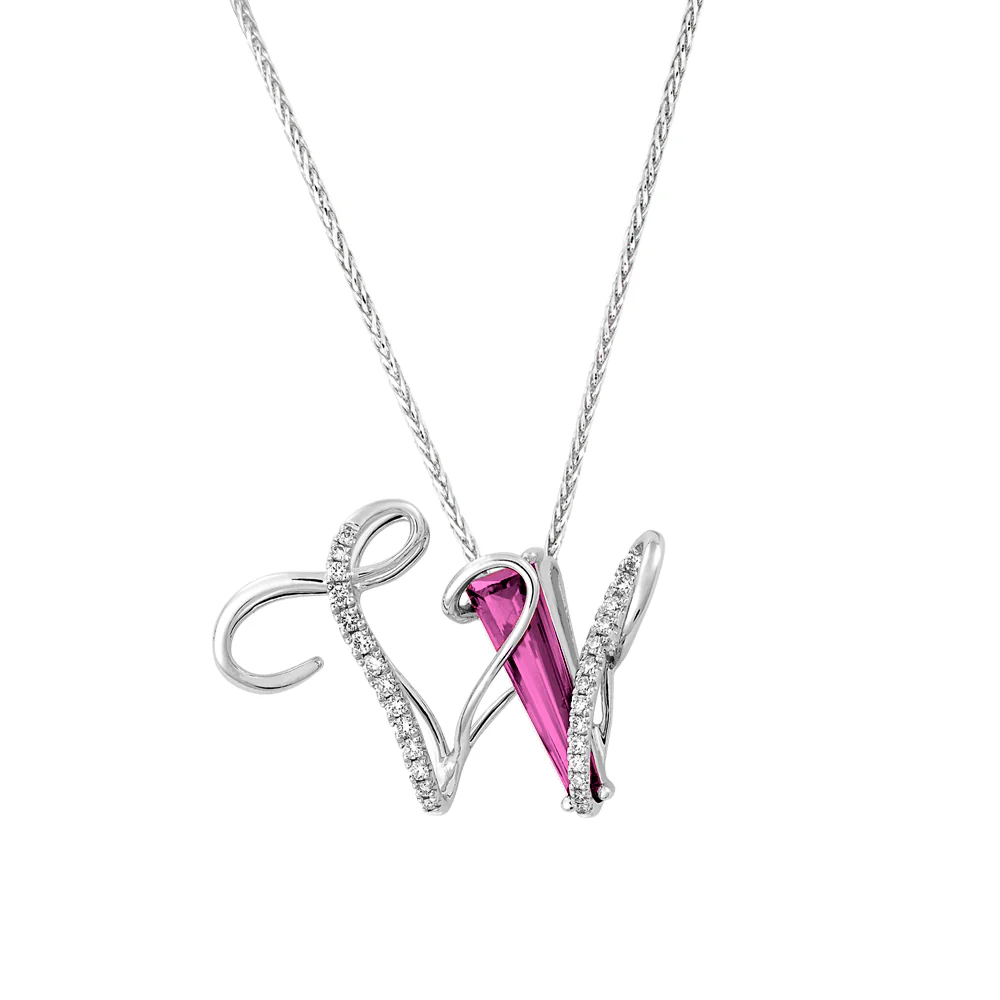 Initial Pendant Letter W - Image 8