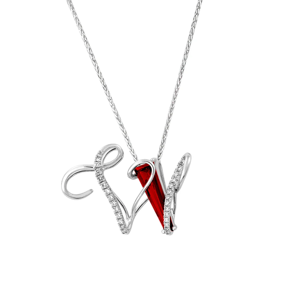 Initial Pendant Letter W - Image 9