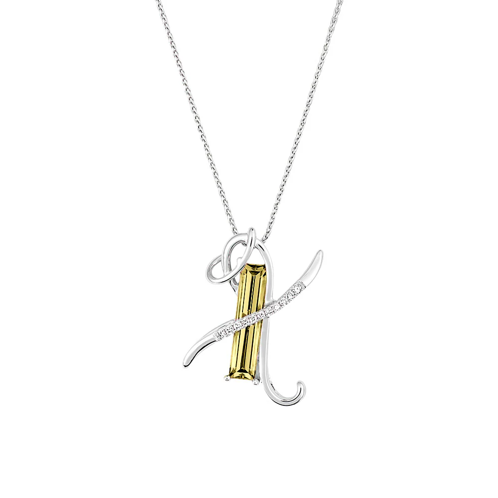 Initial Pendant Letter X - Image 11