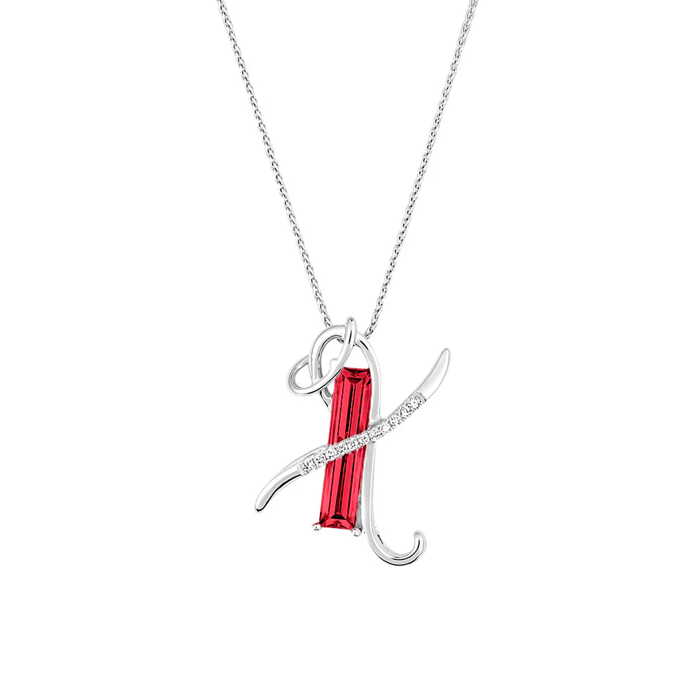 Initial Pendant Letter X - Image 7