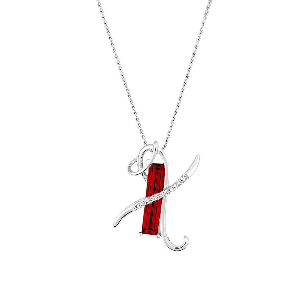 Initial Pendant Letter X - Image 9