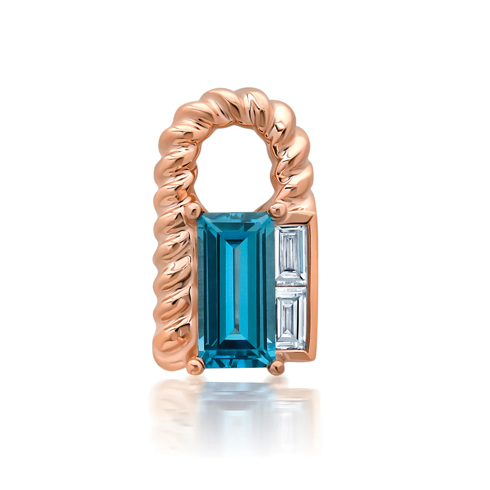 Paraiba Colored Spinel Pendant