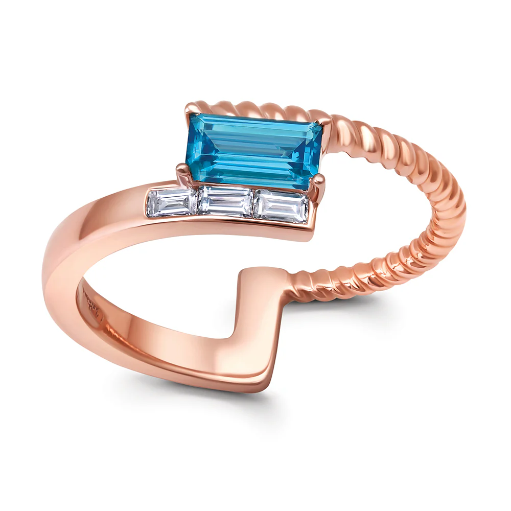 Paraiba Colored Spinel Ring - Image 2
