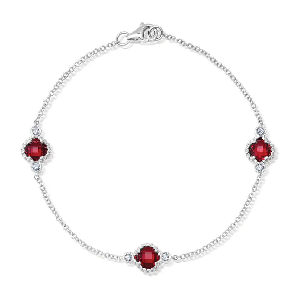 Ruby Chain Bracelet