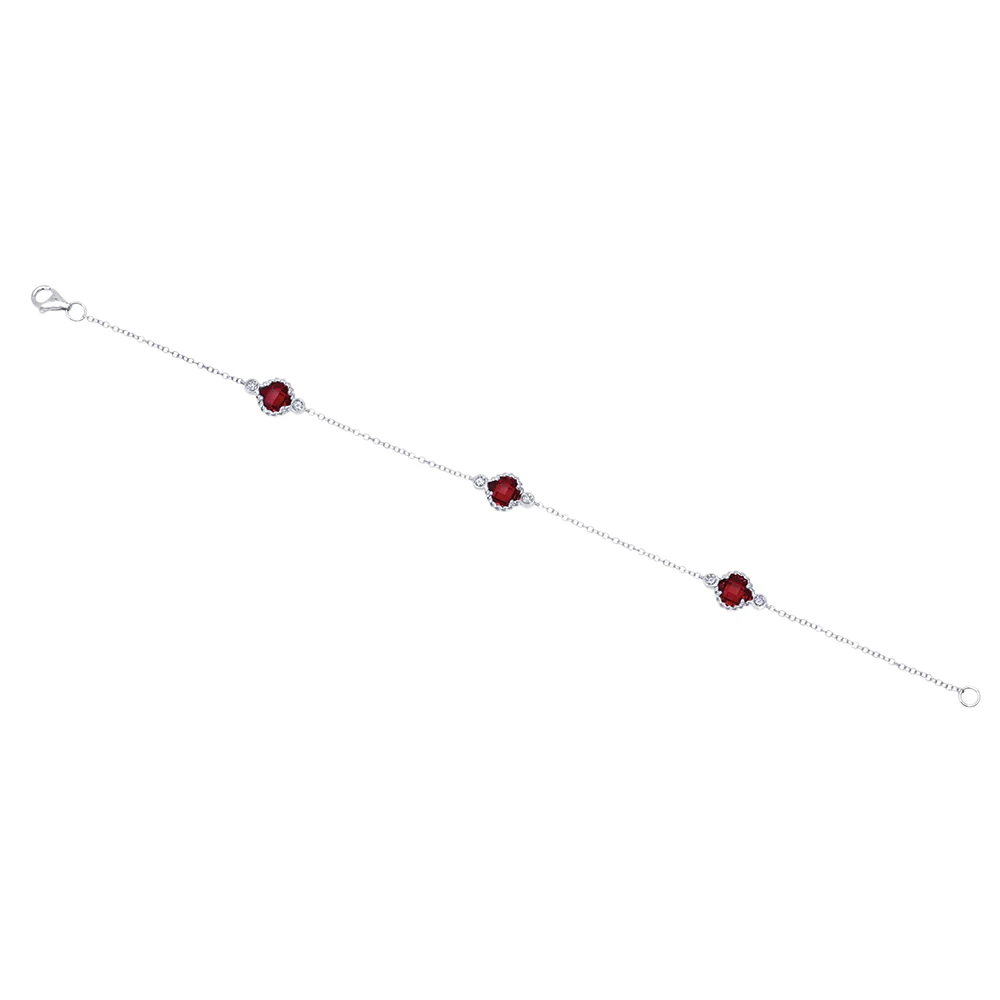 Ruby Chain Bracelet - Image 2