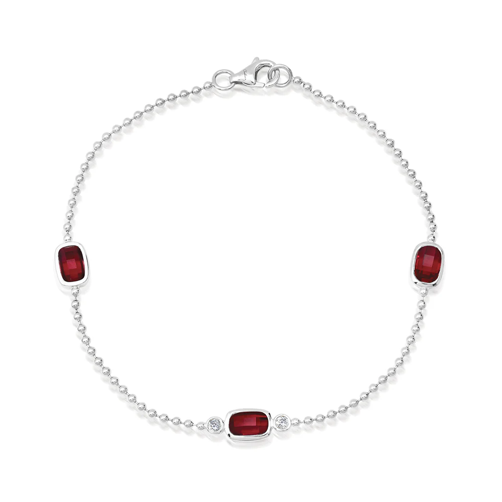 Ruby Chain Bracelet