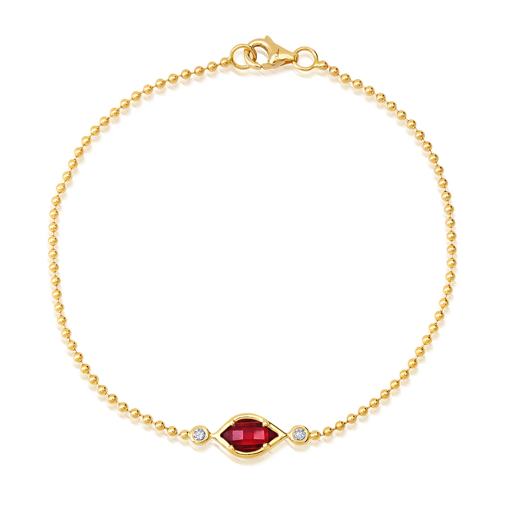 Ruby Chain Bracelet